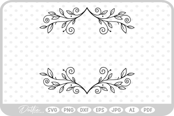 Botanical Decorative Swirls Graphics for Local Branding