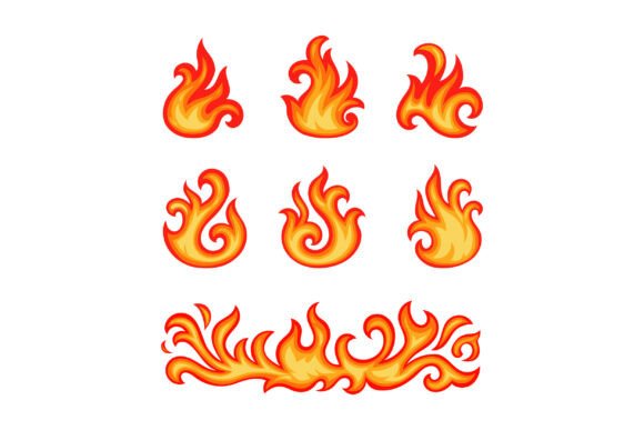 Bright Flame Graphics for Bold Branding