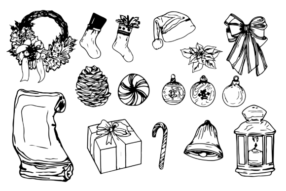 Christmas Graphic Set for Seasonal Branding