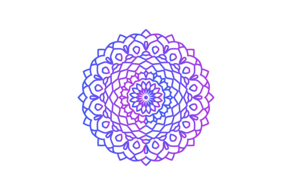 Islamic Mandala Round Art Decorative Graphics & Illustrations